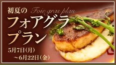 初夏のフォアグラプラン
